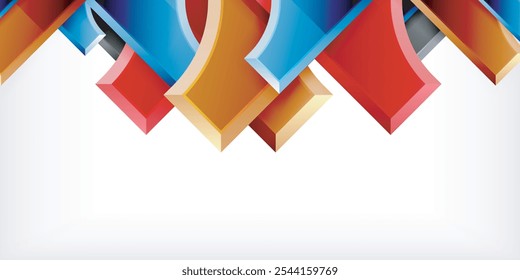Geometrisches Design abstrakter Hintergrund - Kreise und Dreiecke