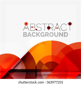 Fondo abstracto de diseño geométrico - círculos