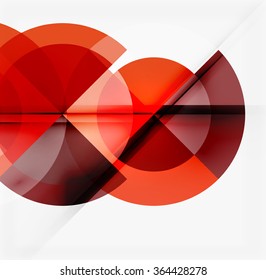 Geometric design abstract background - circles