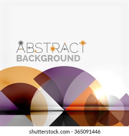 Abstrakter Hintergrund Geometrisches Design - Kreise