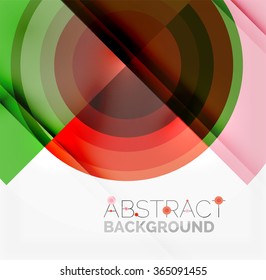 Abstrakter Hintergrund Geometrisches Design - Kreise