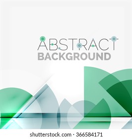 Fondo abstracto de diseño geométrico - círculos