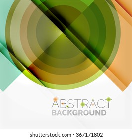 Geometric design abstract background - circles