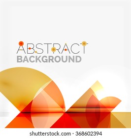 Geometric design abstract background - circles