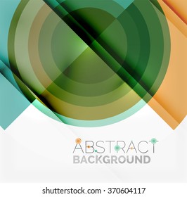 Geometric design abstract background - circles