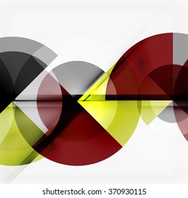 Geometric design abstract background - circles