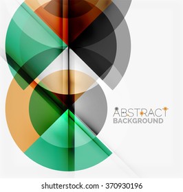 Abstrakter Hintergrund Geometrisches Design - Kreise