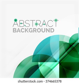 Geometric design abstract background - circles