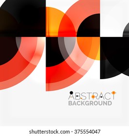 Abstrakter Hintergrund Geometrisches Design - Kreise