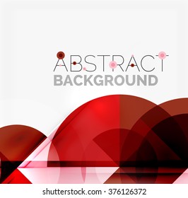 Geometric design abstract background - circles