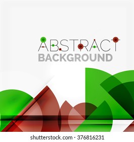 Fondo abstracto de diseño geométrico - círculos