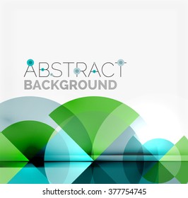 Geometric design abstract background - circles