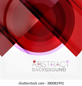 Geometric design abstract background - circles
