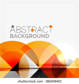 Geometric design abstract background - circles