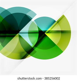 Geometric design abstract background - circles