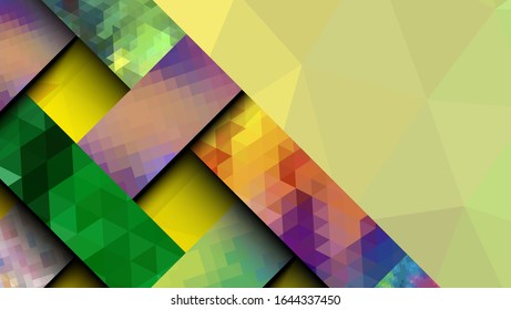 Geometric design, abstract background modern futuristic graphic. Background with stripes, vector abstract background texture design, Mosaic texture, bright poster, banner  background Vector