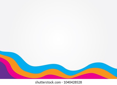 Geometric design to abstract background in paper cut style, Eps 10 vector