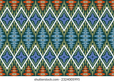 geometric design abstract ethnic fashion for ,clothes,rugs,embroidery style vector illustration,seamless,and wallpaper