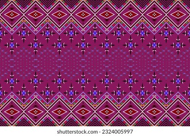 geometric design abstract ethnic fashion for ,clothes,rugs,embroidery style vector illustration,seamless,and wallpaper