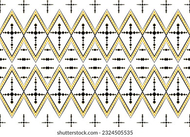 geometric design abstract ethnic fashion for Rug, fabric, clothes, rug, embroidery style vector illustration, seamless, and wallpaper.