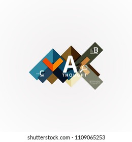 Infografiken zum geometrischen Design in abstrakter Form. Vektorgrafik zur Präsentation, App-Bildschirmhintergrund, Banner oder Poster