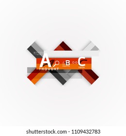 Geometric design abstract option infographics. Vector artistic illustration for presentation, app wallpaper, banner or poster