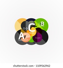 Geometric design abstract option infographics. Vector artistic illustration for presentation, app wallpaper, banner or poster