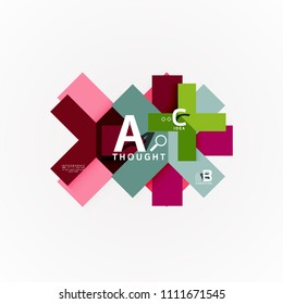 Infografiken zum geometrischen Design in abstrakter Form. Vektorgrafik zur Präsentation, App-Bildschirmhintergrund, Banner oder Poster