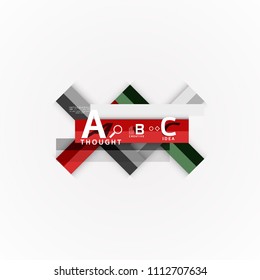 Geometric design abstract option infographics. Vector artistic illustration for presentation, app wallpaper, banner or poster