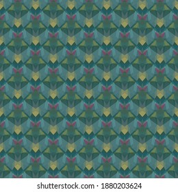 Geometric design. Abstract geometric seamless pattern. Seamless patterns. Colorful gradient mosaic background. Mosaic texture. EPS 10 Vector