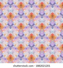 Geometric design. Abstract geometric seamless pattern. Seamless patterns. Colorful gradient mosaic background. Mosaic texture. EPS 10 Vector