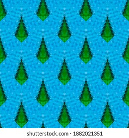 Geometric design. Abstract geometric seamless pattern. Seamless patterns. Colorful gradient mosaic background. Mosaic texture. EPS 10 Vector