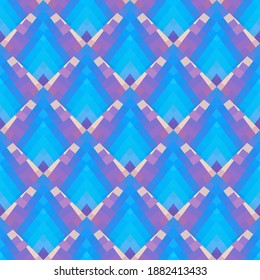 Geometric design. Abstract geometric seamless pattern. Seamless patterns. Colorful gradient mosaic background. Mosaic texture. EPS 10 Vector