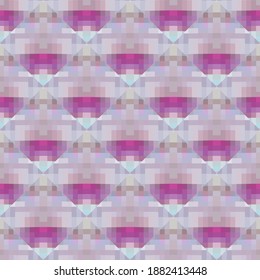 Geometric design. Abstract geometric seamless pattern. Seamless patterns. Colorful gradient mosaic background. Mosaic texture. EPS 10 Vector