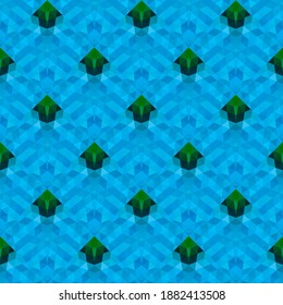 Geometric design. Abstract geometric seamless pattern. Seamless patterns. Colorful gradient mosaic background. Mosaic texture. EPS 10 Vector