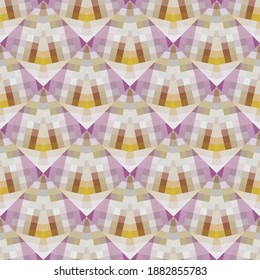 Geometric design. Abstract geometric seamless pattern. Seamless patterns. Colorful gradient mosaic background. Mosaic texture. EPS 10 Vector