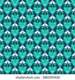 Geometric design. Abstract geometric seamless pattern. Seamless patterns. Colorful gradient mosaic background. Mosaic texture. EPS 10 Vector