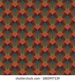 Geometric design. Abstract geometric seamless pattern. Seamless patterns. Colorful gradient mosaic background. Mosaic texture. EPS 10 Vector