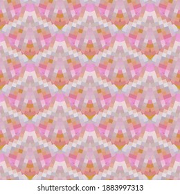Geometric design. Abstract geometric seamless pattern. Seamless patterns. Colorful gradient mosaic background. Mosaic texture. EPS 10 Vector