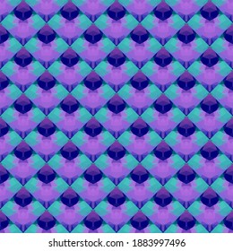 Geometric design. Abstract geometric seamless pattern. Seamless patterns. Colorful gradient mosaic background. Mosaic texture. EPS 10 Vector