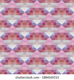 Geometrisches Design. Abstraktes geometrisches nahtloses Muster. Nahtlose Muster. Farbige Farbverlauf-Mosaik-Hintergrund. Mosaikstruktur. EPS10-Vektorgrafik