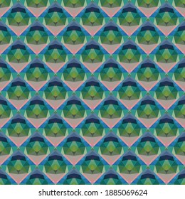 Geometric design. Abstract geometric seamless pattern. Seamless patterns. Colorful gradient mosaic background. Mosaic texture. EPS 10 Vector