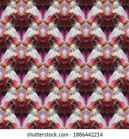 Geometric design. Abstract geometric seamless pattern. Seamless patterns. Colorful gradient mosaic background. Mosaic texture. EPS 10 Vector