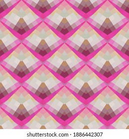 Geometric design. Abstract geometric seamless pattern. Seamless patterns. Colorful gradient mosaic background. Mosaic texture. EPS 10 Vector