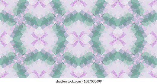 Geometric design. Abstract geometric seamless pattern. Seamless patterns. Colorful gradient mosaic background. Mosaic texture. EPS 10 Vector illustration