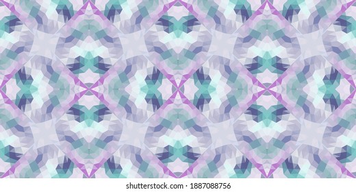 Geometric design. Abstract geometric seamless pattern. Seamless patterns. Colorful gradient mosaic background. Mosaic texture. EPS 10 Vector illustration