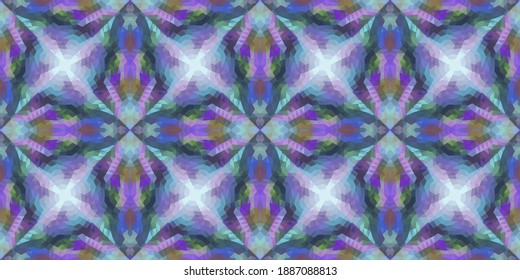 Geometric design. Abstract geometric seamless pattern. Seamless patterns. Colorful gradient mosaic background. Mosaic texture. EPS 10 Vector illustration
