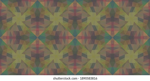 Geometric design. Abstract geometric seamless pattern. Seamless patterns. Colorful gradient mosaic background. Mosaic texture. EPS 10 Vector illustration