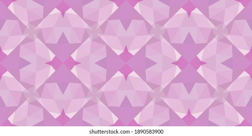 Geometric design. Abstract geometric seamless pattern. Seamless patterns. Colorful gradient mosaic background. Mosaic texture. EPS 10 Vector illustration