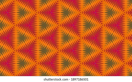 Geometric design. Abstract geometric seamless pattern. Seamless patterns. Colorful gradient mosaic background. Mosaic pattern. EPS 10 Vector